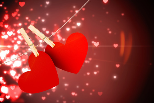 心挂在对情人的心线设计