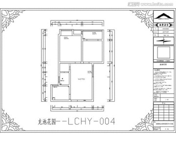 滁州龙池花园CAD户型图