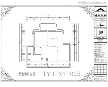 滁州天逸华府杏园CAD户型图