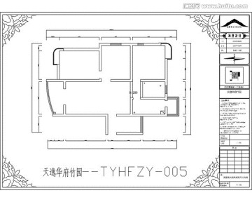 滁州天逸华府竹园CAD户型图