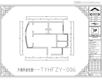 滁州天逸华府竹园CAD户型图