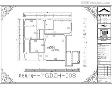 滁州阳光地中海CAD户型图