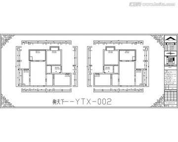 滁州御天下CAD户型图