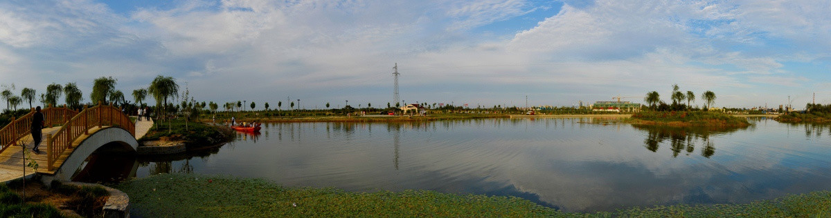 阳谷森泉湿地高清大图