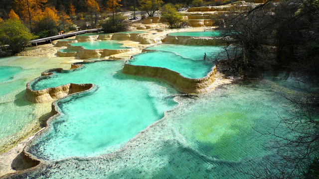 黄龙九寨沟风光