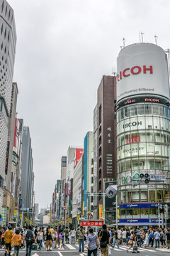 日本东京银座商业街