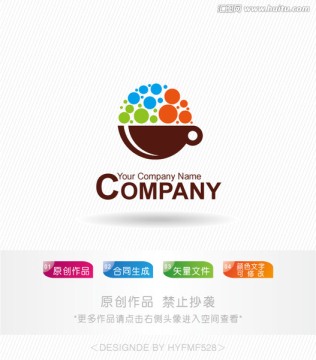 咖啡LOGO 标志设计 商标