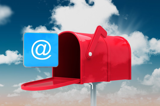 邮件信箱的复合图像