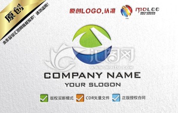 D字母 简约 LOGO设计