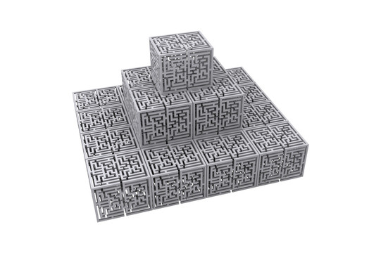 迷宫立方体堆积