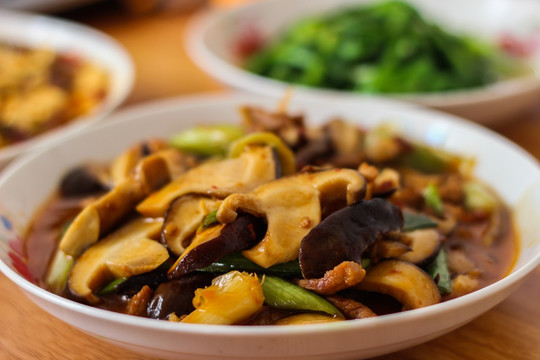 香菇肉片