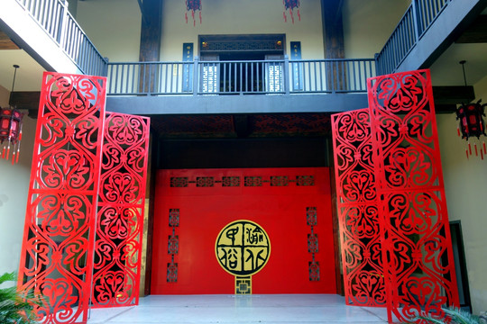 舞台背景 婚礼背景 中国元素