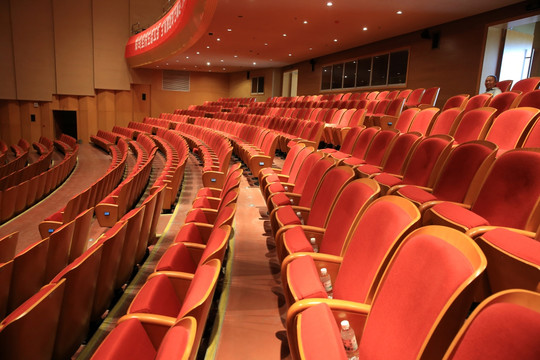 影剧院 大会堂 红椅子