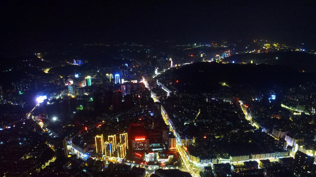 遵义夜景 南京路 大连路 香港