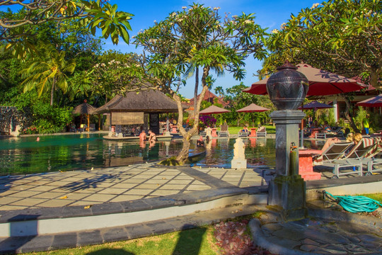 巴厘岛 度假村游泳池