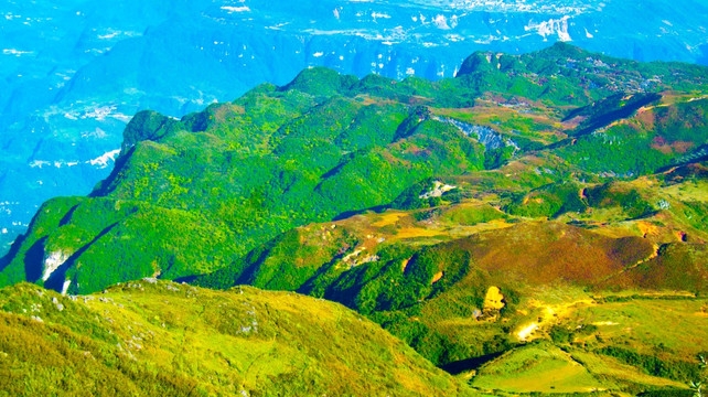 丘陵 青山