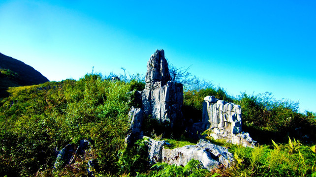 山丘 石笋