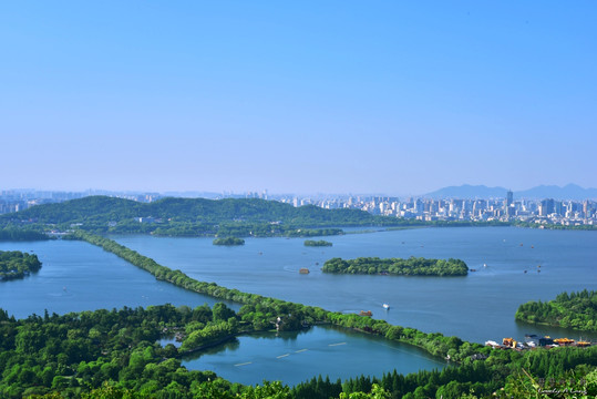 西湖全景