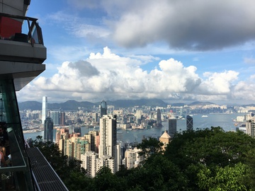 香港太平山顶 香港公园