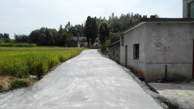 乡村水泥路 道路 旅游 农村