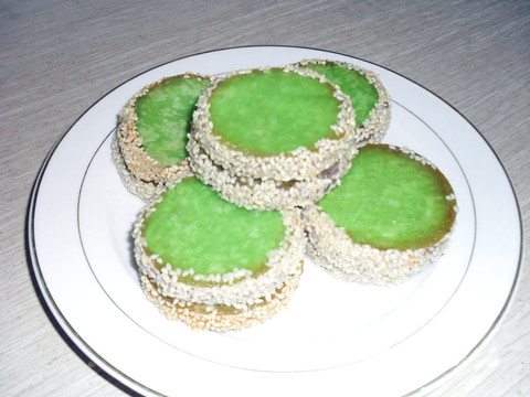 绿茶佛饼