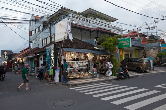 巴厘岛 库塔街景