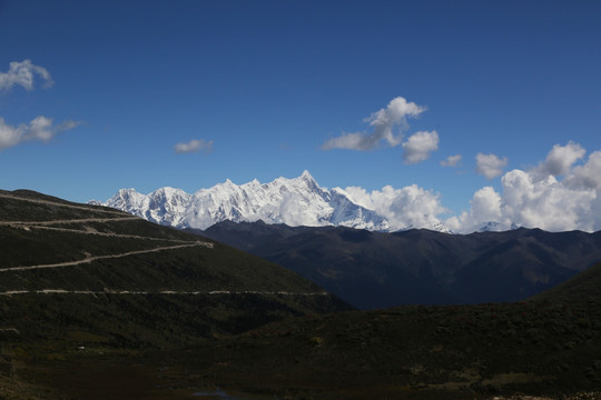 南迦巴瓦 雪山