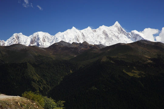 南迦巴瓦 雪山