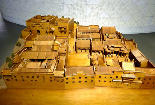 老重庆 湖广会馆 模型 古建筑
