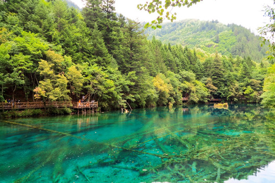 九寨沟 湖光山色