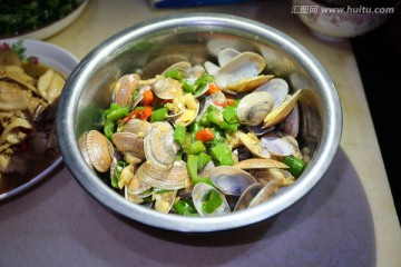 炒文蛤 炒蛤蜊 花蛤 海鲜
