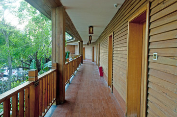 木屋走廊