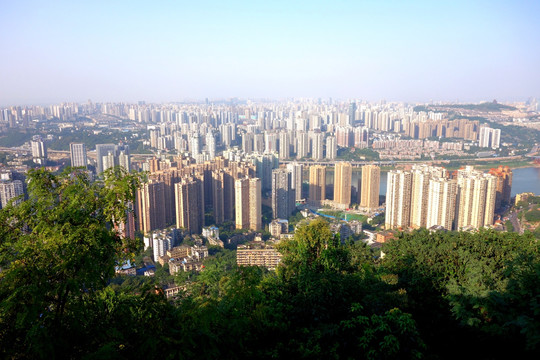 城市建筑 重庆风貌 嘉陵江两岸