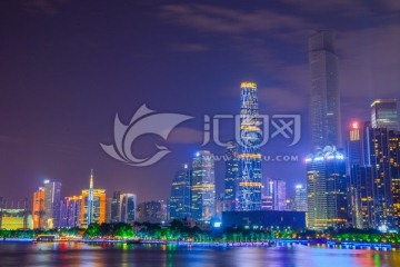 广州CBD夜景 珠江夜景