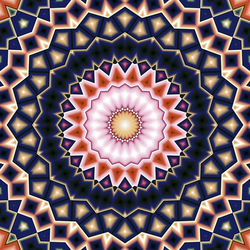 古典花纹背景 印染花纹