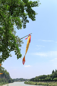 都江堰道教幡旌旗