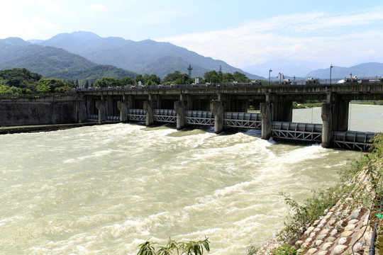 都江堰岷江外江水闸