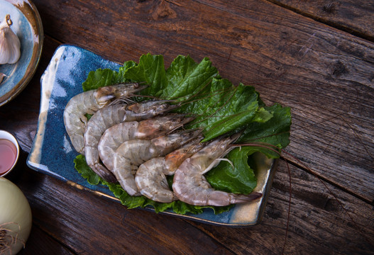 生虾 大虾 生鲜 食物 鲜虾