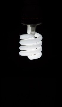 白色节能灯 灯泡 照明工具