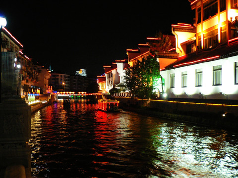 南京秦淮河夜景