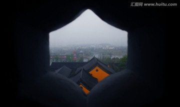 镇江古寺庙意境摄影风景