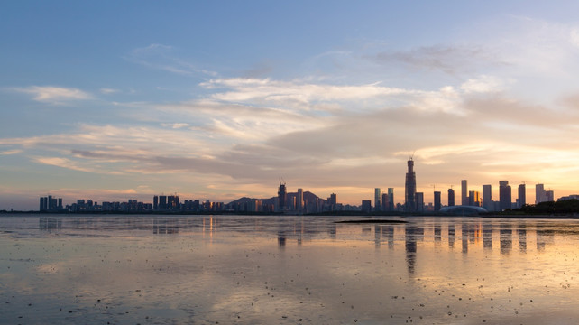 深圳湾黄昏