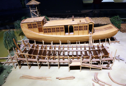 明代沙船模型