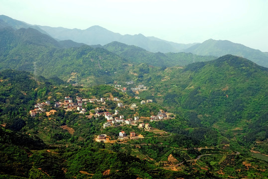 金华尖峰山大岭村