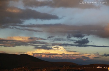 天空云彩 晚霞