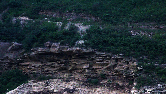 黄渡高原 层岩