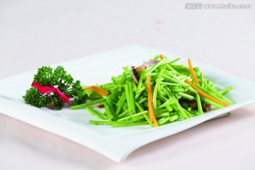南肉炒茼蒿