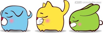 猫咪矢量图