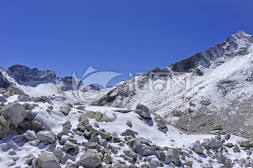 现代山地冰川 达古冰川TIF图