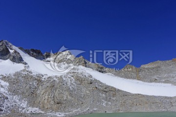 达古冰川及冰碛湖 TIF高清图
